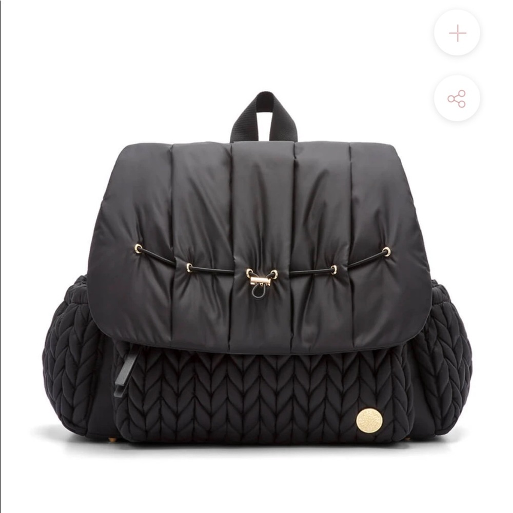 Happ Brand Levy Diaper Bag Backpack - Black